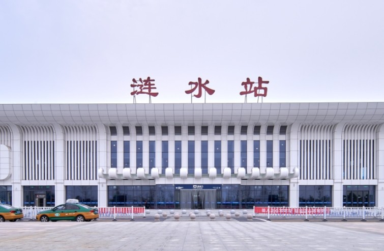 漣水高鐵站led屏廣告