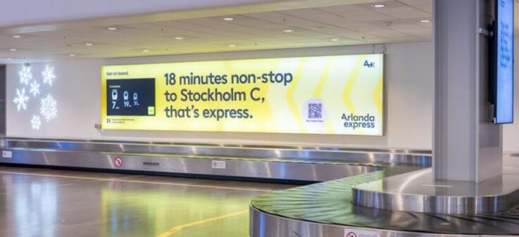 瑞典機場廣告